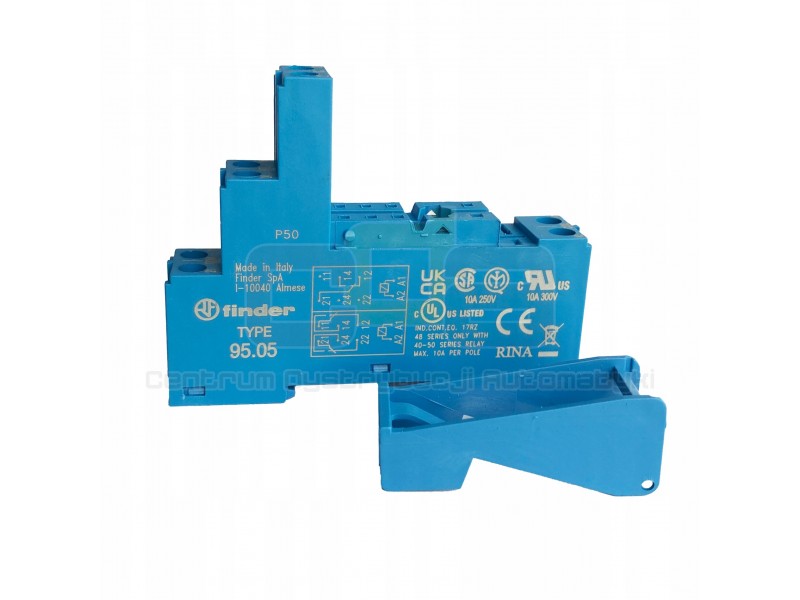 Gniazdo 95.05.SPA +obejma do przekaźników serii 40