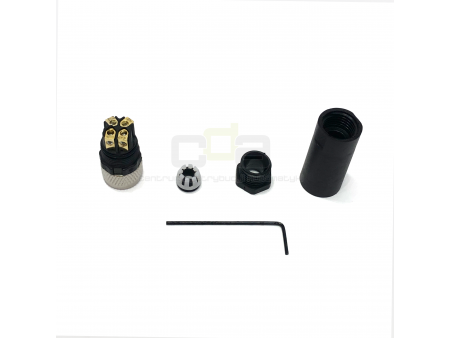 Wtyczka gniazdo prosta do czujnika M8 4pin żeńska