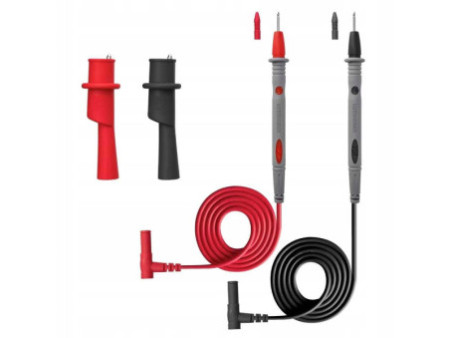 Kable przewody pomiarowe do miernika + krokodylki 1000V 20A zestaw