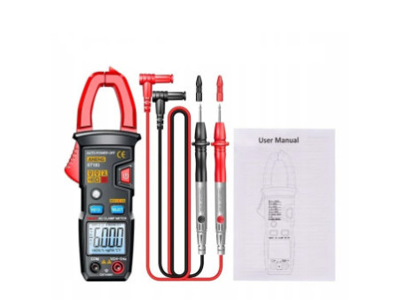 Cęgowy miernik cyfrowy, ekran LCD, NCV LED, ST181