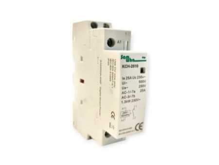 Stycznik modułowy KCT-25a/10 230VDC 1NO 1P