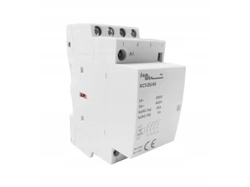 Stycznik modułowy 25A 24VDC 4NO 2P