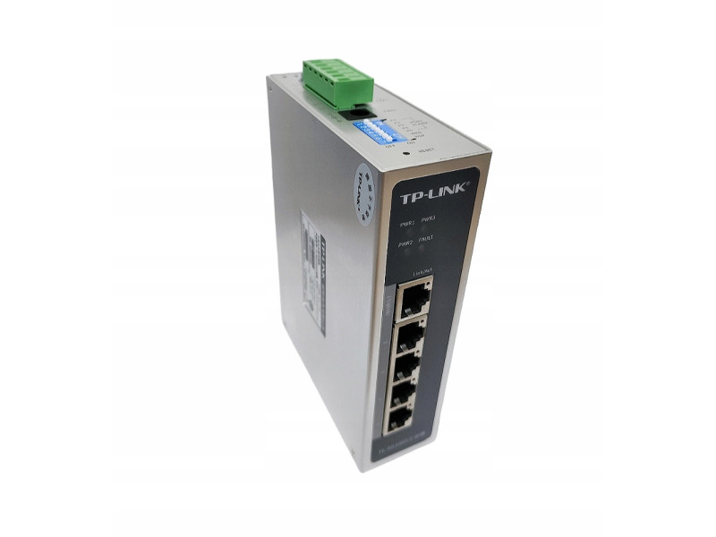 Switch przemysłowy 5-PORT 1Gbps TP-LINK, aluminiowy, DIN