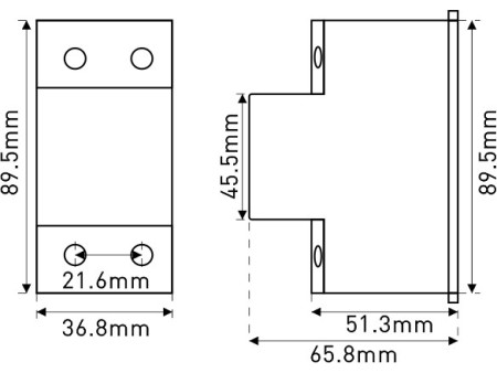 Przekaźnik prądowy i napięciowy AVR-63, 63A, 230V