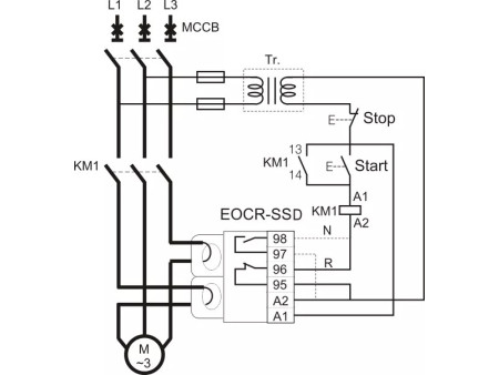 Przekaźnik przeciążenia do silników 10-120A 220VAC