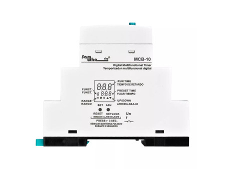 Przekaźnik czasowy, 0,1s-999g wyświetlacz 10 funkcji