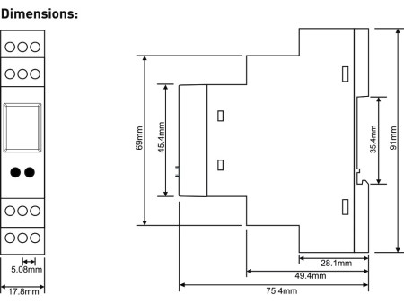 Przekaźnik czasowy, 0,1s-999g wyświetlacz 10 funkcji